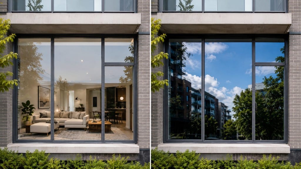 Condo face au canal, avant et après